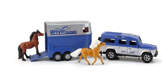 Breyer Land Rover and Trailer