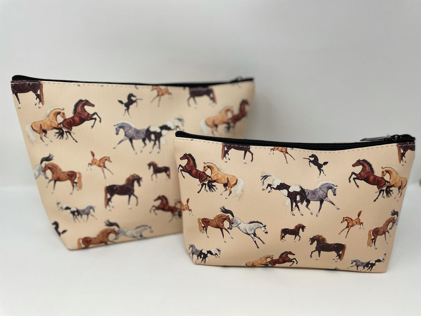 Horses All Over Cosmetic Pouch