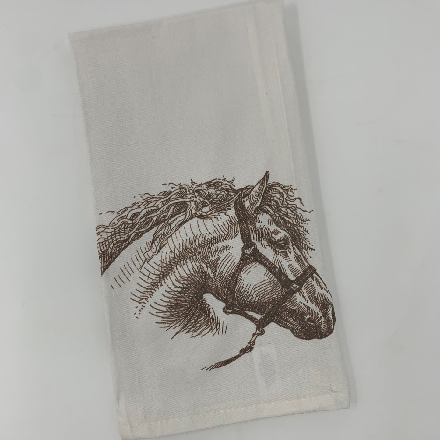 Equestrian Flour Sack Kitchen Towel