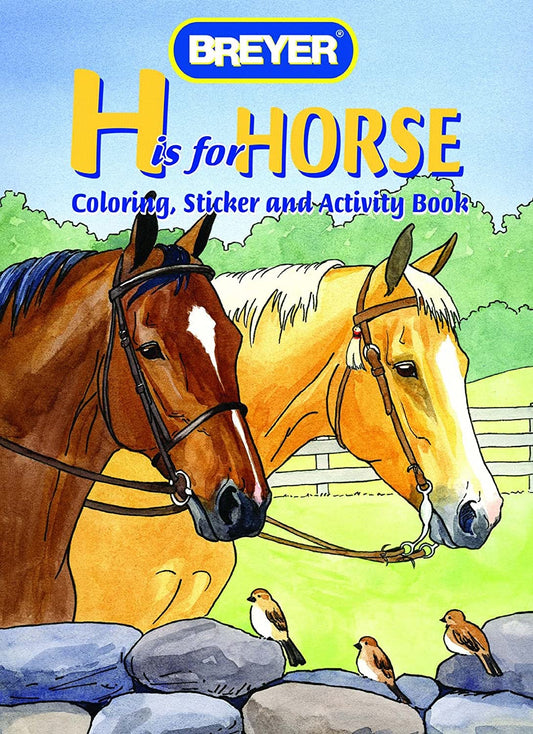 H is for Horse Coloring Book and Stickers