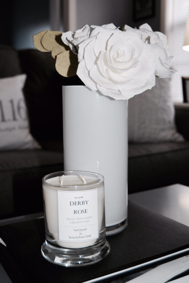 Derby Rose Candle